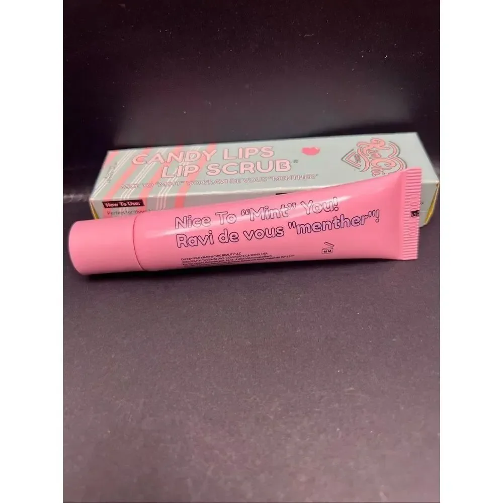 New in Box! KimChiChic Beauty Candy Lips Lip Scrub in Minty Kisses 0.42oz / 12g